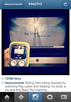 Dwyane Wade on Instagram dwayne wade of Miami HEAT using Marc Pro