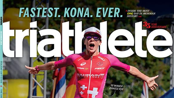 Triathlete Magazine Dec 2018 Cover